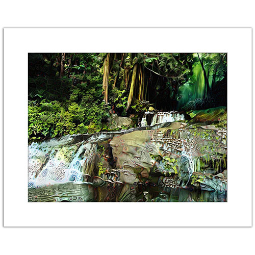 Falls, NC Print, Giclee